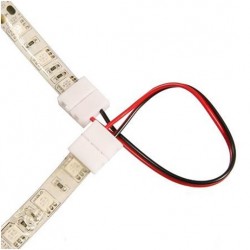 Conector empalme rápido con Cable tira Led 8mm (SMD3528) Monocolor